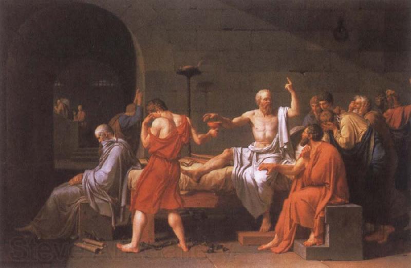 Jacques-Louis  David The Death of Socrates